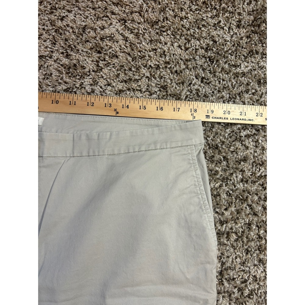 Eileen Fisher Beige Organic Cotton Tencel Tapered Ankle Pants Size 16 - Picture 6 of 8